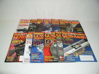 Guns & Ammo Magazine, Lot of 12, 2009, Full Run, Ruger  