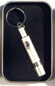 Silver Bullet Cigar Cutter Key Chain in Tin Gift Case  
