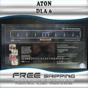   DLA6   6 Room Remote Control Speaker Selectors dla 6 super deal sale