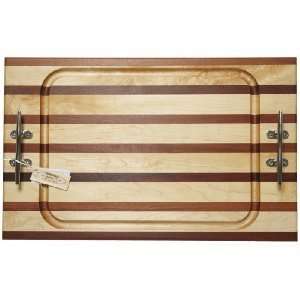 Double Cleat Steak Carving Board Single Stripped  Kitchen 