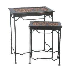  Sterling Industries 51 0054 Stacking Leopard Nesting Table 