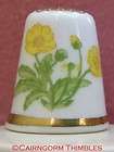 Buttercup Thimble Spode Flower of the Year 1986 Fine Bone China TCC