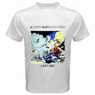 Dire Straits Alchemy Live Part Two White T Shirt S 5XL  