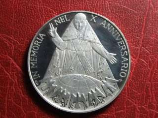 VATICAN PAPE POPE IOANNES XXIII PONT. MAX silver Papal  