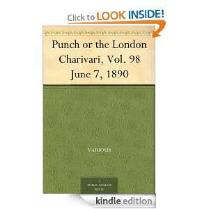 Punch or the London Charivari, Vol. 98 June 7, 1890 Various, F. C 