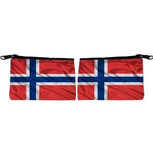  Rikki Knight Norway Flag Scuba Foam Coin Purse Wallet 