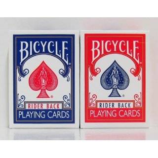  Bicycle Playing Cards   Red or Blue: Toys & Games