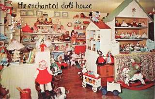 Postcard Enchanted Doll House Manchester Center Vermont  