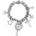   by Lucien Piccard Precious Charm Bracelet Watch  Overstock