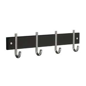   coat rack in black wood and chrome stainless steel: Home Improvement