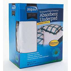 Inspire Reusable Oversized 36x72 inch Absorbant Bed Pad   