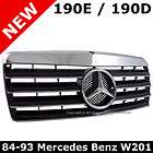   Benz W201 190E 190D 84 93 Black Front Hood Center Grille Grill