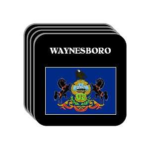 US State Flag   WAYNESBORO, Pennsylvania (PA) Set of 4 Mini Mousepad 