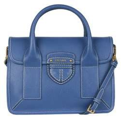 Prada BN2119 Blue Leather Tote Bag  Overstock