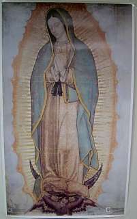 OUR LADY OF GUADALUPE VIRGIN MARY POSTER 16 x 27 NEW  