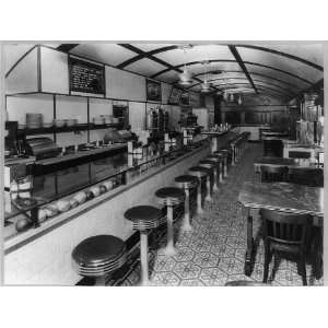 Dining room,lunch counter,Rainbow Grill,Highway 25,Bordentown,NJ,New 