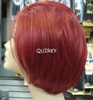 SYNTHETIC FRONT LACE WIG SHORT BOB CUT MANY COLORS INCLUDING RED U 
