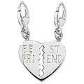 Sterling Silver 2 piece Best Friend Necklace  
