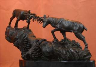 SALE Deer Elk Stag Buck Bronze Statue Hunter Trophy Sculpture 