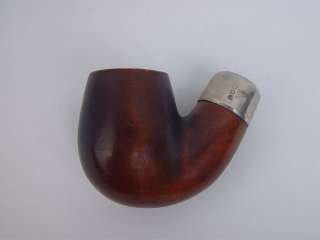 Wellington Tobacco Briar Pipe w/ Hallmark Nickel Ring  