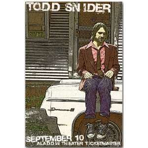  Todd Snider Poster   Concert Flyer   Storyteller Tour 