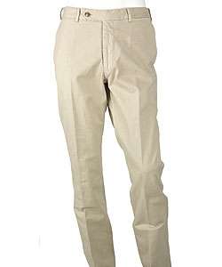 Burberry Mens Khaki Cotton Pants  