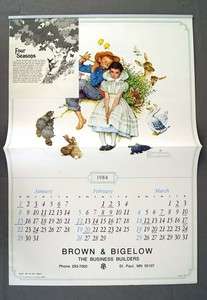   2012 Norman Rockwell Four Ages of Love Calendar MATCHES 2012  