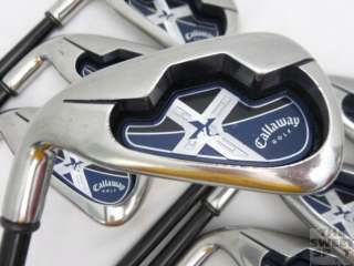 LH Callaway Golf X 18 Iron Set 3 PW Graphite Regular Left Hand  