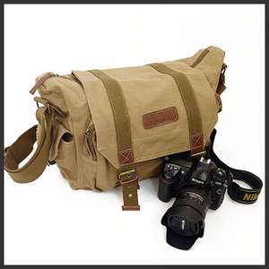 DSLR SLR Camera Canvas bag for Sony Canon Nikon Olympus  