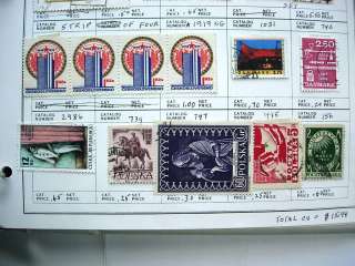 WW, FRANCE, CANADA, 100s of Stamps hinged on pages..No Reserve 