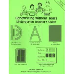  Handwriting Without Tears Kindergarten Teachers Guide 