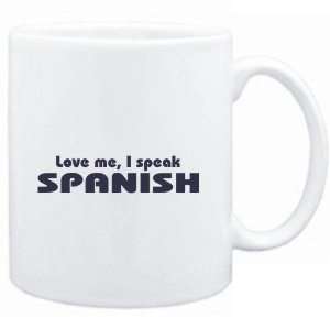 Mug White  LOVE ME, I SPEAK Spanish  Languages  Sports 