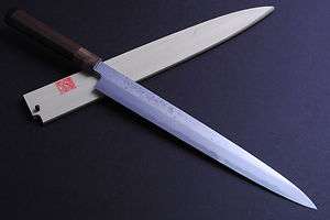 Japanese Sushi chef knife YOSHIHIRO Blue steel Damascus Yanagi 33cm 