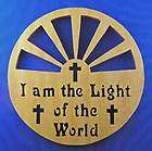   the light of the world hand cut wooden plaque $ 11 65 10 % off $ 12 95