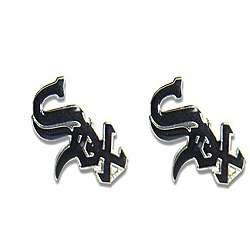 Chicago White Sox MLB Charm Post Stud Logo Earring Set  Overstock