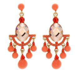 NEXTE Jewelry Coral Orange Color Dangle Earrings  