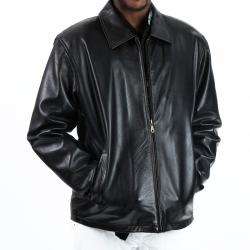 United Face Mens Lightweight Leather Jacket  