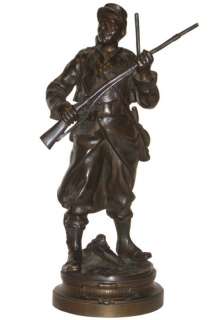 Gaudez Espoir de la France Bronze Soldier Figurine  