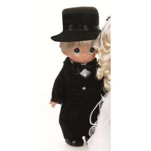    Precious Moments Wedding Bells Groom Blonde Doll Toys & Games