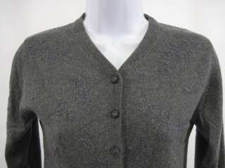 LANCE KARESH Gray Button Up Cardigan Sweater Sz S  