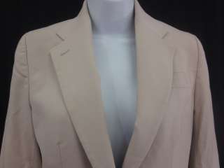 HELMUT LANG Beige Single Breasted Blazer Pants Suit 40  