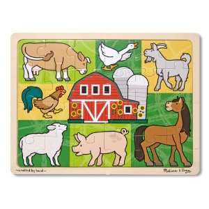  Melissa & Doug Patchwork Farm Animal Jigsaw 24pc Case Pack 