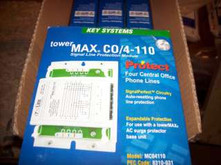 TW TOWER MAX CO/4 110 LINE PROTECTER NEW   