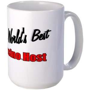  The Worlds Best Casino Host Occupations Large Mug by 