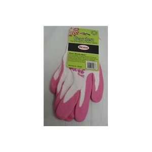  6PK MUDDY MATE GLOVE, Color: PINK; Size: SMALL (Catalog 