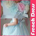 Boutique Custom Made Pettiskirt French Blue Dress 2 4T items in 