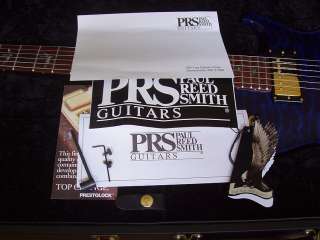   PRS Singlecut Artist Package Guitar Royal Blue 2007 Quilt Top  
