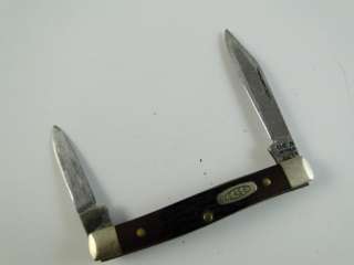 Vintage Folding Pocket Knife Case XX 6233 SS Stag Utility Camping 