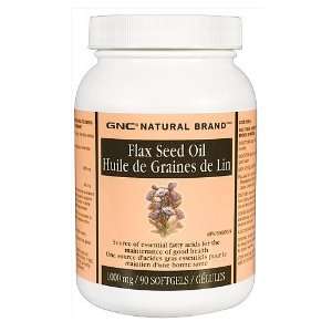  GNC Natural Brand Flax Seed Oil