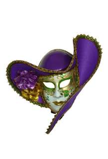 Mardi Gras Lady Venetian Full Halloween Mask  